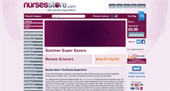 Desktop Screenshot of nursesstore.com